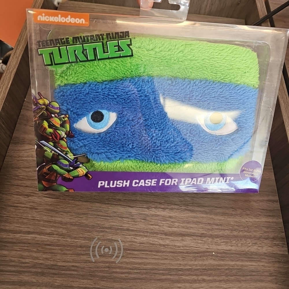 2015 NIP Leonardo Teenage Mutant Ninja Turtles Plush Case For iPad Mini Sakar